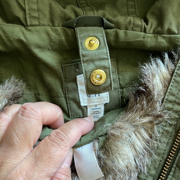 Gap girls size 5 3 in 1 military jacket - Picture 2 of 4